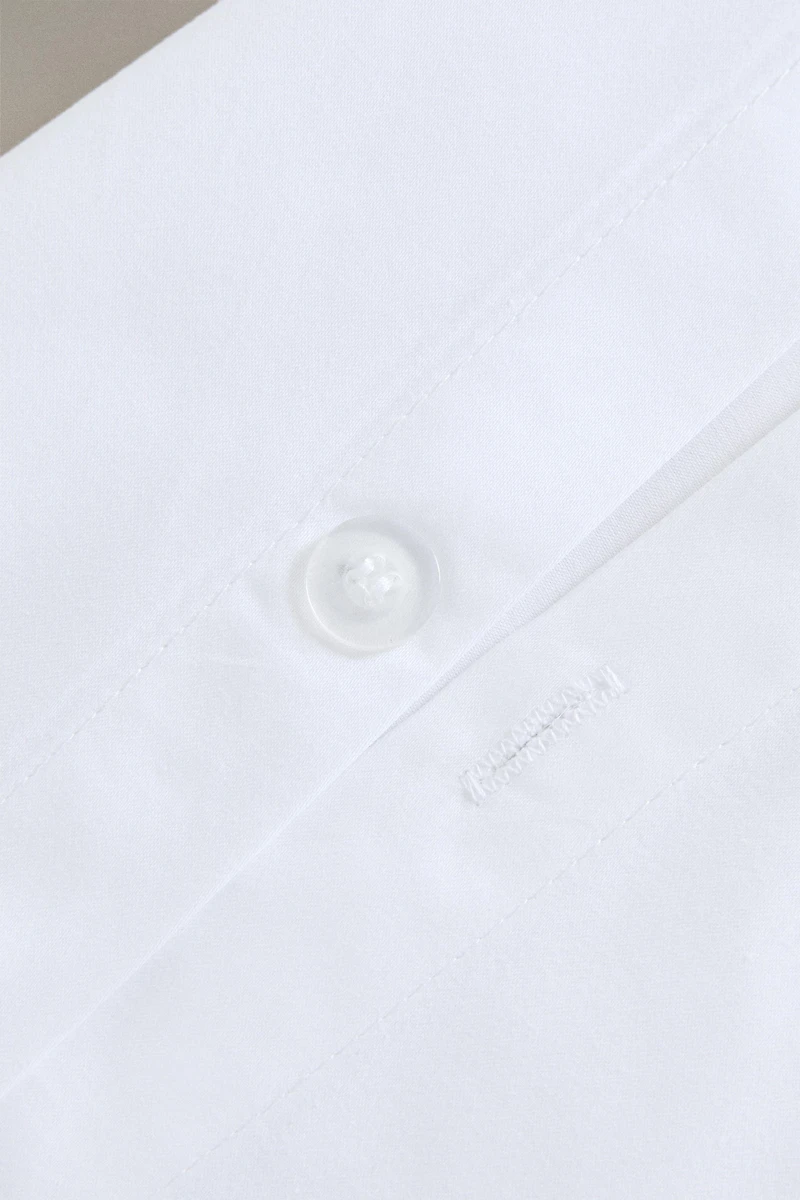 SCALLOPED SATEEN DUVET COVER