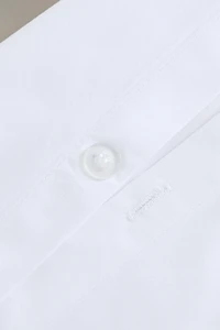 SCALLOPED SATEEN DUVET COVER