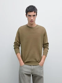 Pull en maille 100 % lin