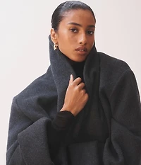 LINDA EVANGELISTA CASHMERE BATHROBE-COAT