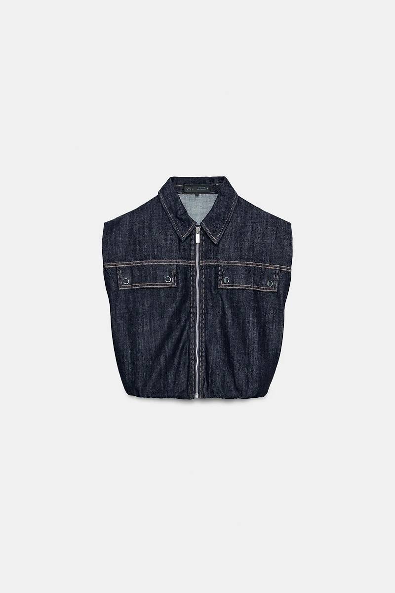 Z1975 DENIM BALLOON VEST