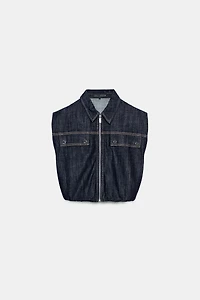 Z1975 DENIM BALLOON VEST