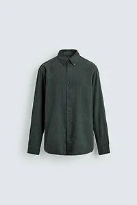 REGULAR FIT 100% LINEN SHIRT