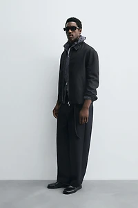 PANTALON COUPE DÉCONTRACTÉE À PLIS