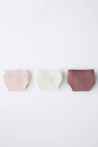 AGES 8-14 / THREE-PACK OF SEAMLESS UNDERWEAR