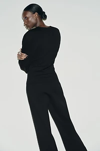 PLEATED INTERLOCK TOP