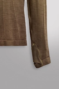 WOOL BLEND TECHNICAL T-SHIRT