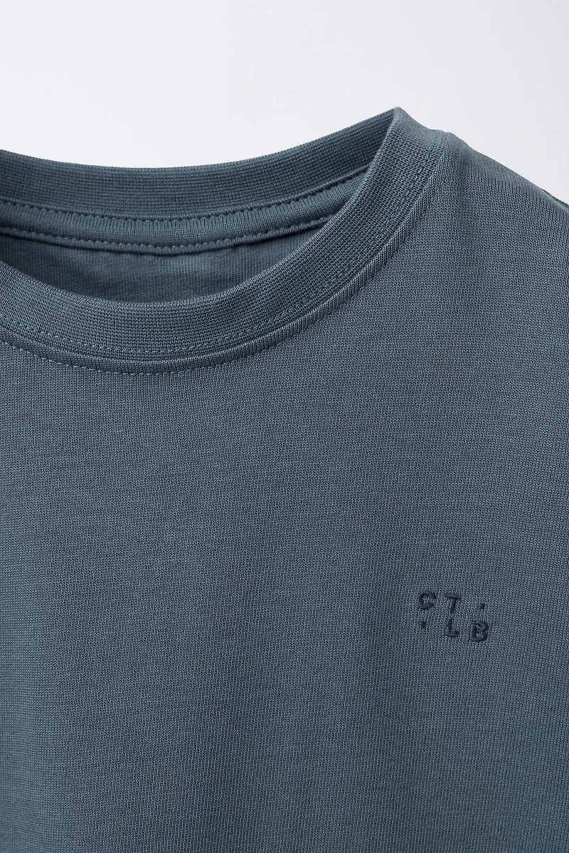 HEAVYWEIGHT EMBROIDERED T-SHIRT