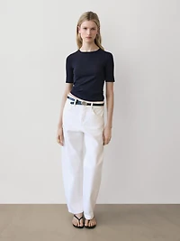 Cotton blend T-shirt