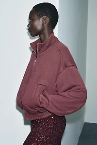 WASHED FLEECE JACKET