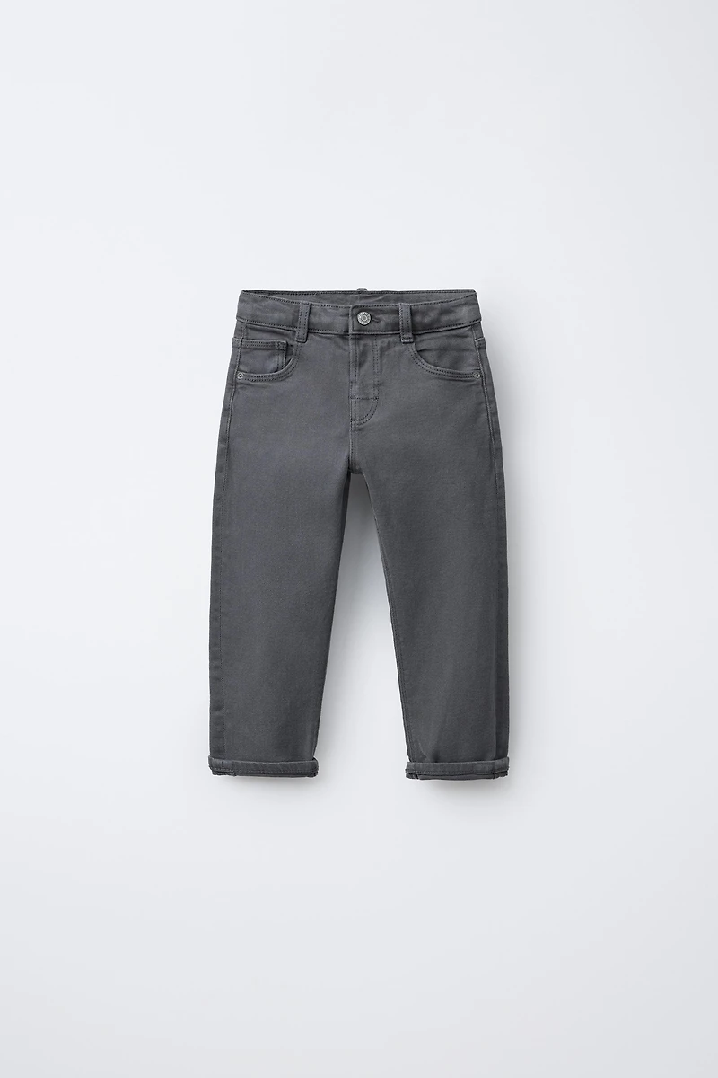 STRAIGHT TWILL PANTS