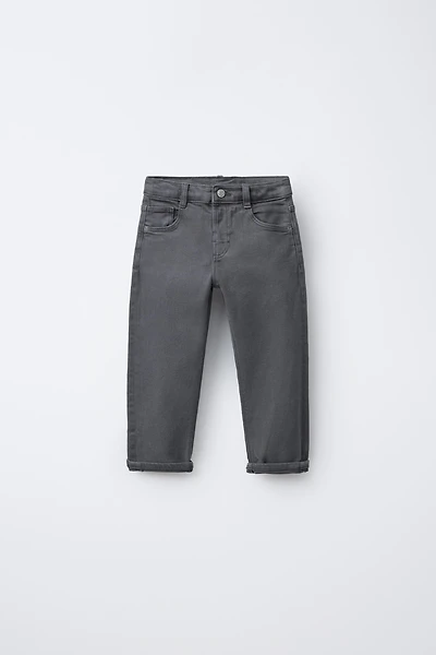 STRAIGHT TWILL PANTS