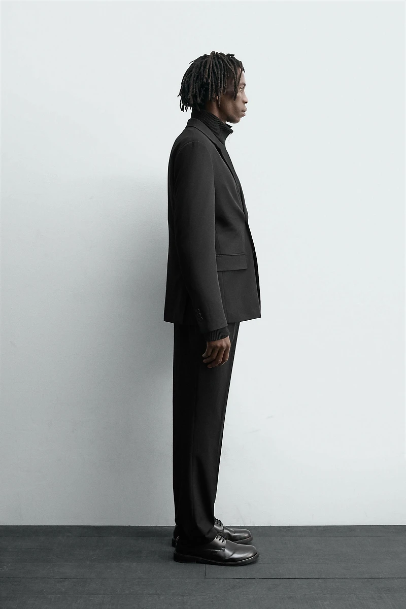 COMFORT PLEATED SUIT PANTS