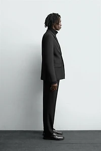 COMFORT PLEATED SUIT PANTS