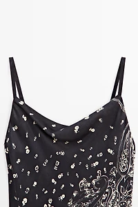 Top fluide motif cachemire