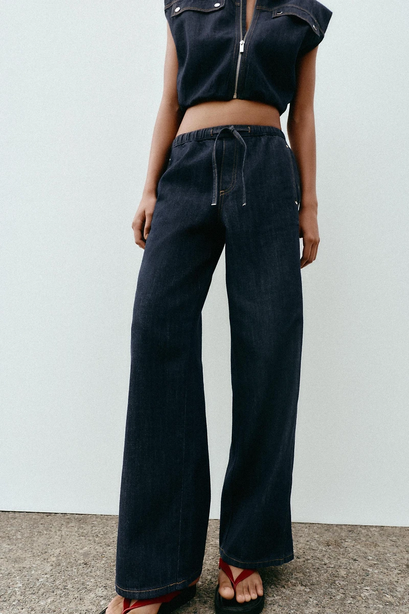 JEAN Z1975 JOGGER JAMBE LARGE TAILLE MOYENNE