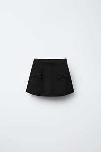 BOW KNIT SKIRT