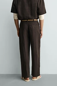 PANTALON RELAXED FIT 100% LIN