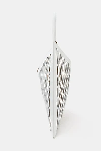 LASER-CUT LEATHER SHOPPER
