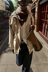 HOODED MULTI-POCKET JACKET