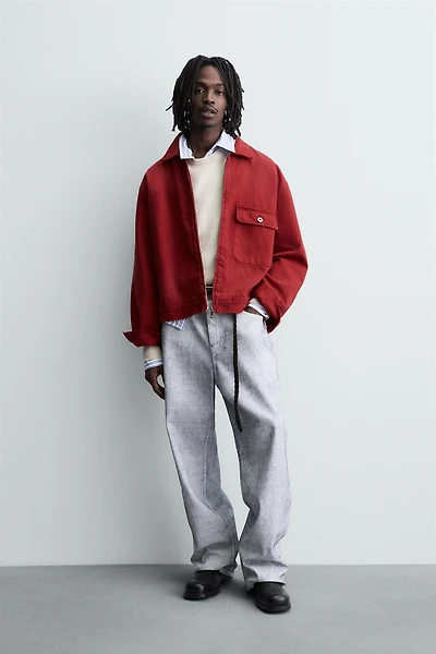 RELAXED FIT DENIM JACKET