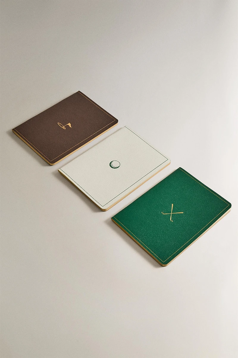 PACK CARNETS DE GOLF (PACK DE 3)