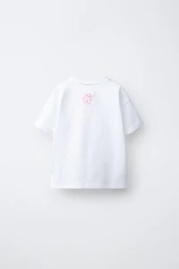 T-SHIRT À IMPRIMÉ FLEURI EN RELIEF
