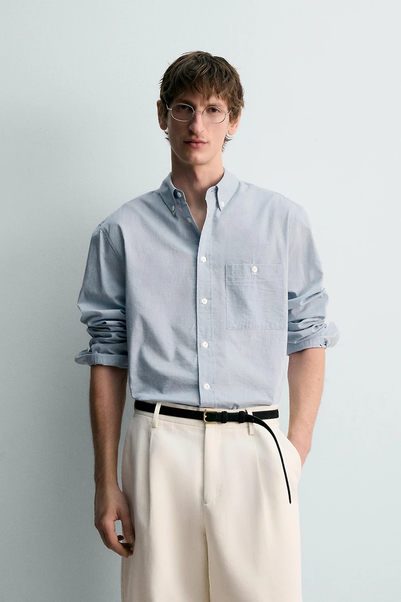 CHEMISE RELAXED FIT À RAYURES