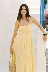 OPEN BACK PANEL DRESS