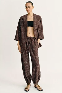 KIMONO PAILLETTES FIL MÉTALLISÉ