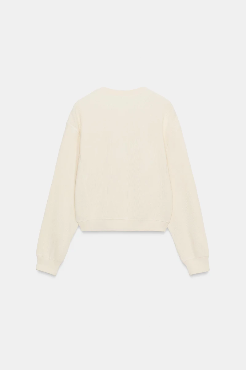 PULL WAFFLE EN COTON