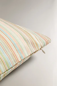 STRIPED THROW PILLOW COVER