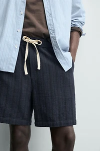 GEOMETRIC JACQUARD SHORTS