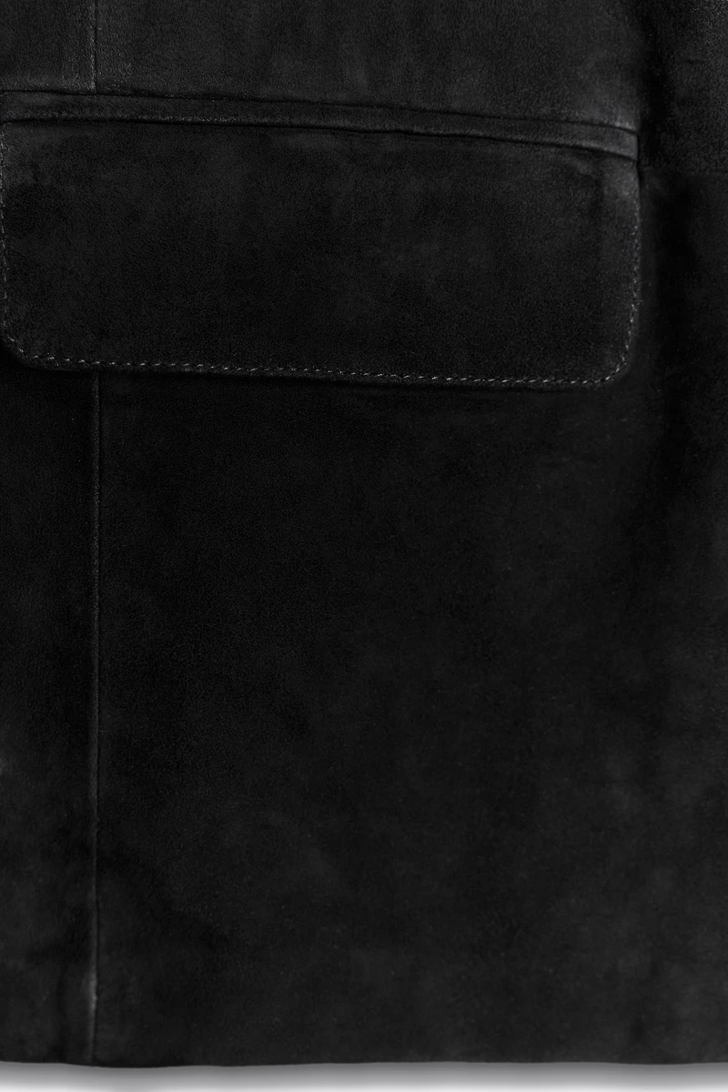 LIMITED EDITION ZW COLLECTION 100% SUEDE OVERSIZE BLAZER