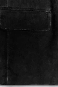 LIMITED EDITION ZW COLLECTION 100% SUEDE OVERSIZE BLAZER