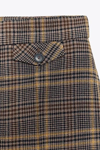 ZW COLLECTION PLAID ANKLE PANTS