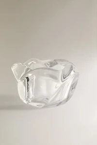 THICK GLASS TEALIGHT HOLDER