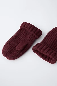 PLAIN KNIT MITTENS