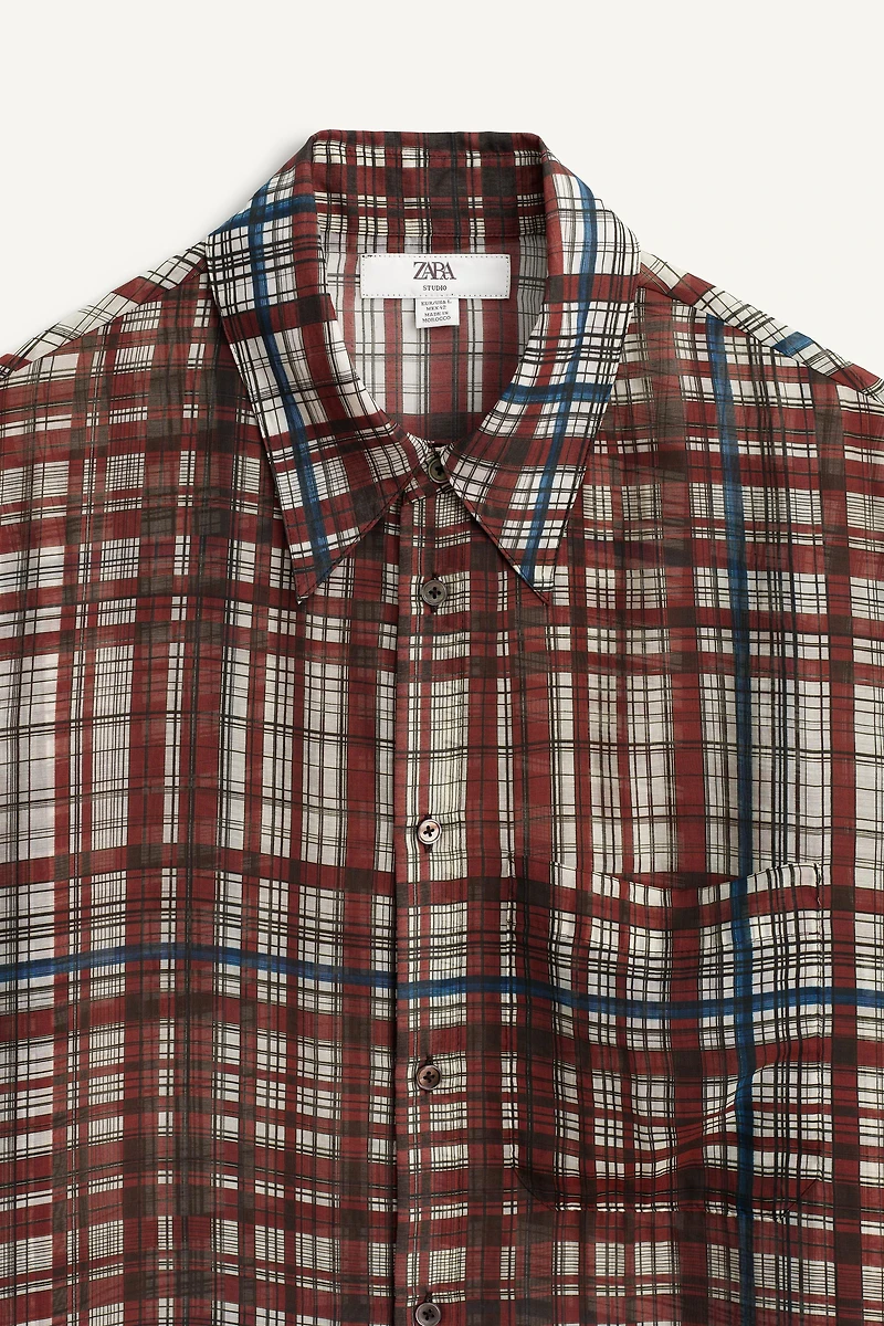 FLUID PLAID SHIRT LIMITED EDITION