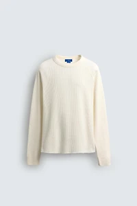 T-SHIRT STRUCTURE WAFFLE AARON LEVINE X ZARA