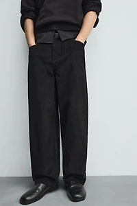 BALLOON FIT CORDUROY PANTS