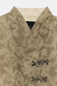 ZW COLLECTION JACQUARD FIREMAN CLASP BLAZER