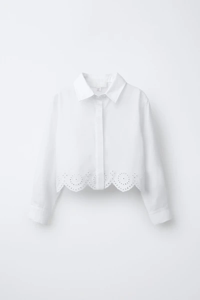 SCHIFFLY CROPPED SHIRT
