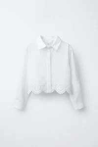 SCHIFFLY CROPPED SHIRT