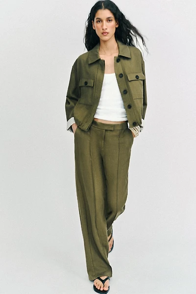 PANTALON DROIT NERVURÉ