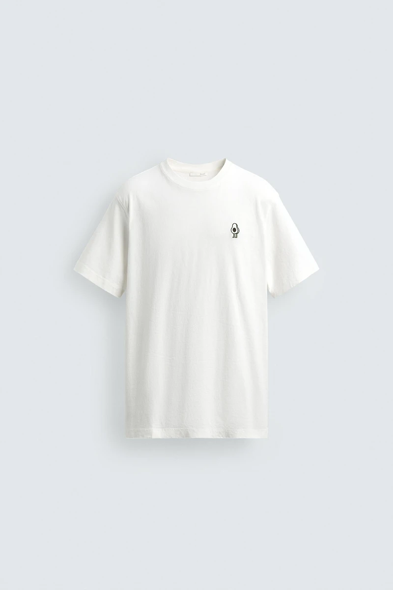 AVOCADO EMBROIDERED T-SHIRT