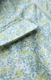 RUBBERIZED FLORAL RAINCOAT