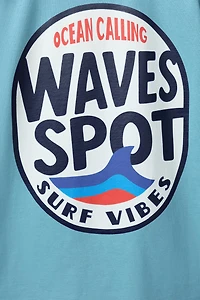 SURF PRINTED T-SHIRT