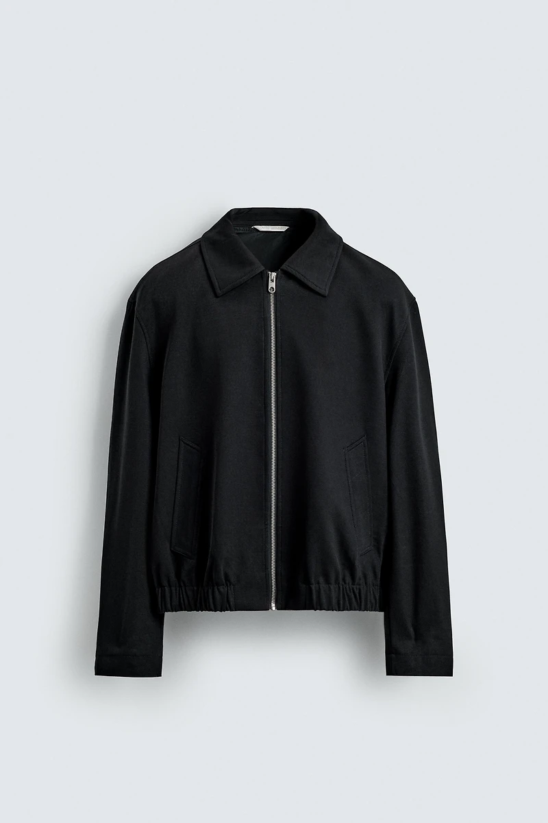 TEXTURED TWILL JACKET