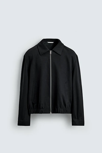 TEXTURED TWILL JACKET